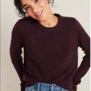 Old Navy Cozy Burgundy Sweater